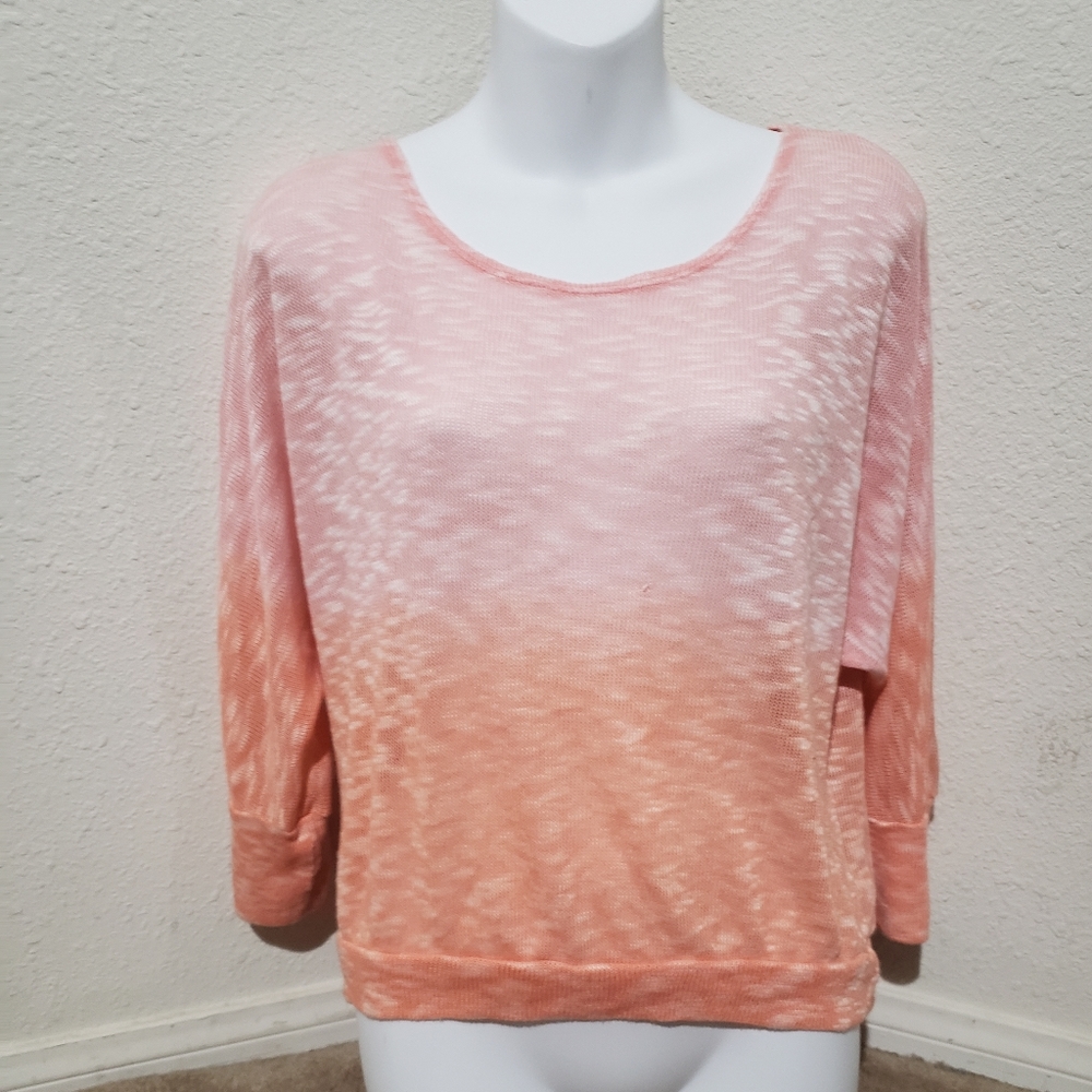 Mossimo long sleep top.  Peach color size M